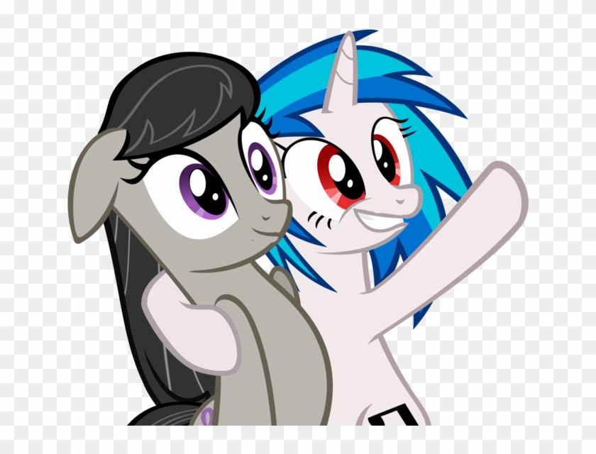 Download Dj Pon-3, Inverted Mouth, Octavia Melody, - Mlp Vinyl Scratch Memes Clipart #2342437