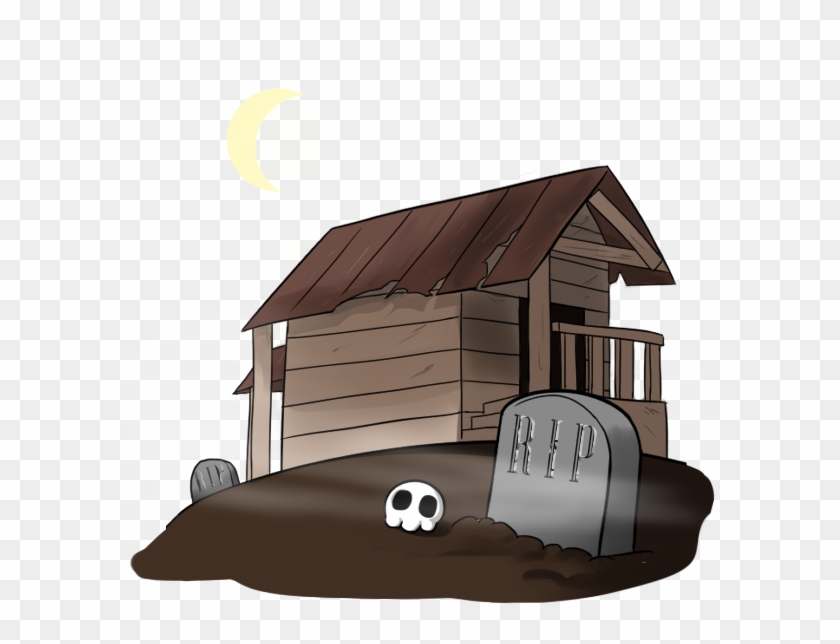 Haunted House Clipart Haunted Hospital - Transparents Haunted House Cartoon - Png Download #2342827