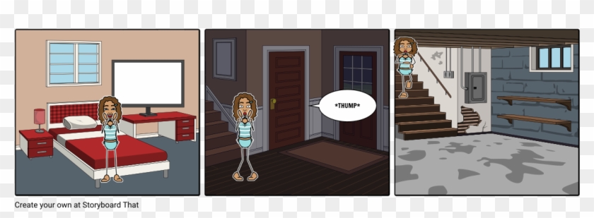 Haunted House - Last Spin Storyboard Clipart