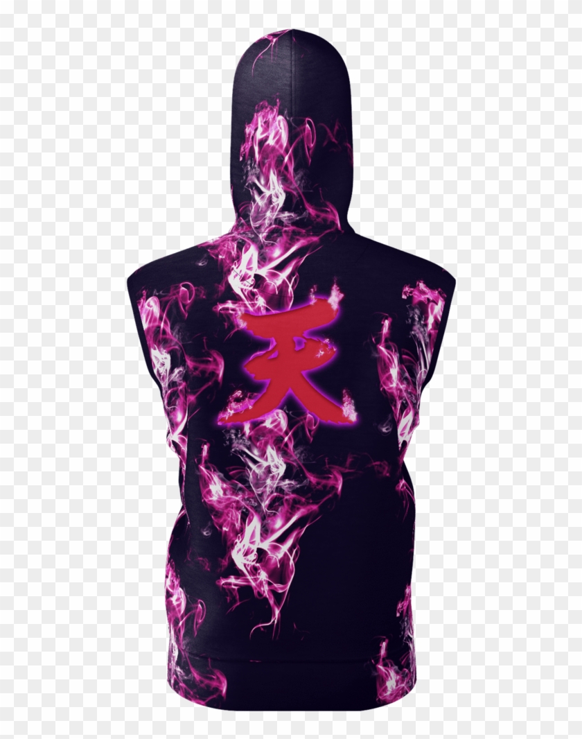 Akuma's "殺意の波動" Satsui No Hado Equil Sleeveless Hoodie - Hoodie Clipart
