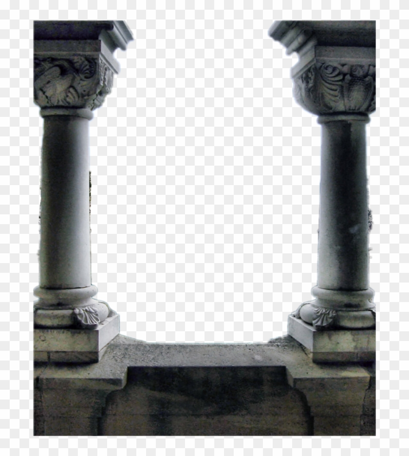 #balcony #pillars #castle - Column Clipart #2343200