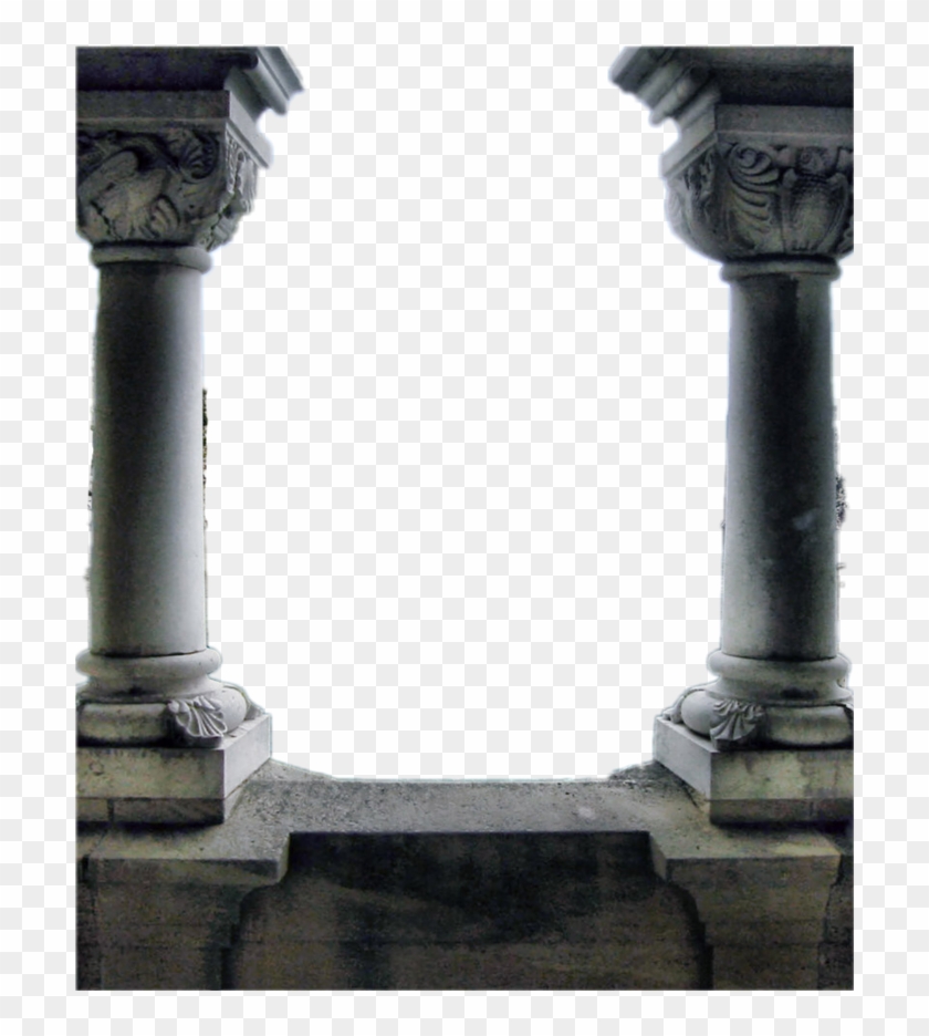 #balcony #pillars #castle - Column Clipart #2343200