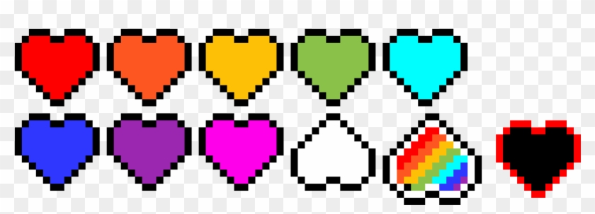 Undertale Souls - Heart Clipart #2343422