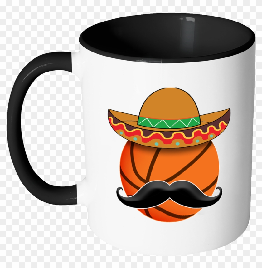Funny Basketball Mustache Mexican Sports - Survived Another Meeting That Should Have Been A Em Clipart