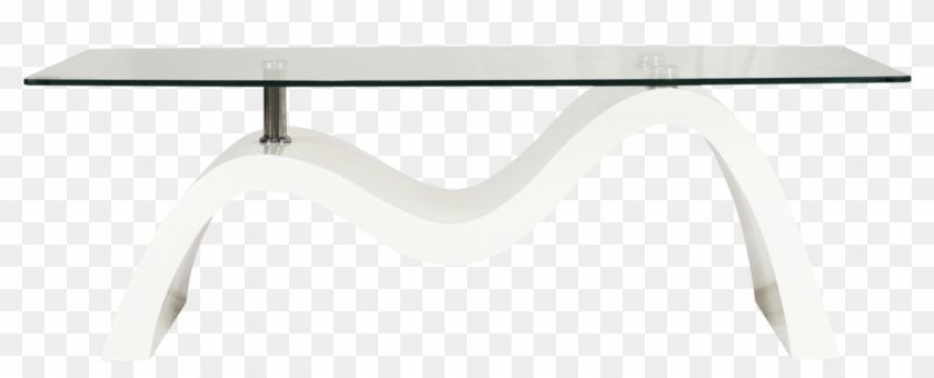 Wave Coffee Table - White Coffee Table Png Clipart