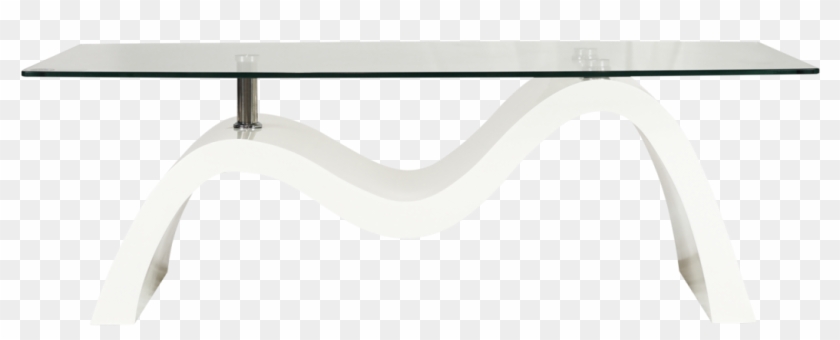 Wave Coffee Table - White Coffee Table Png Clipart #2344020