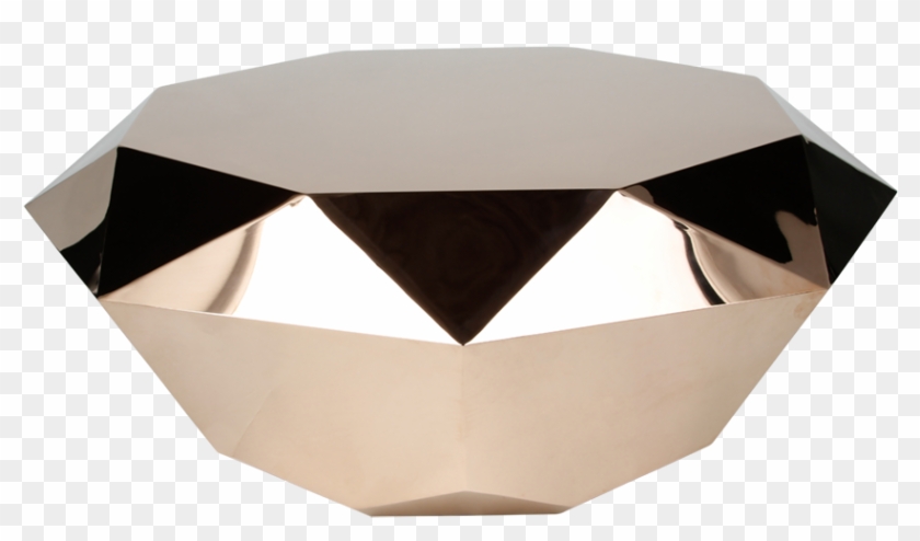 Coco Luxe Gem Rose Gold Coffee Table - Lampshade Clipart #2344090