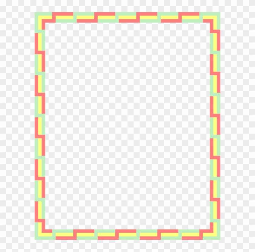 Picture Frames Rectangle Yellow Square Area - Paper Clipart #2344718