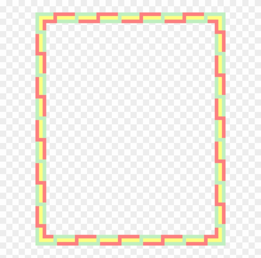Picture Frames Rectangle Yellow Square Area - Paper Clipart