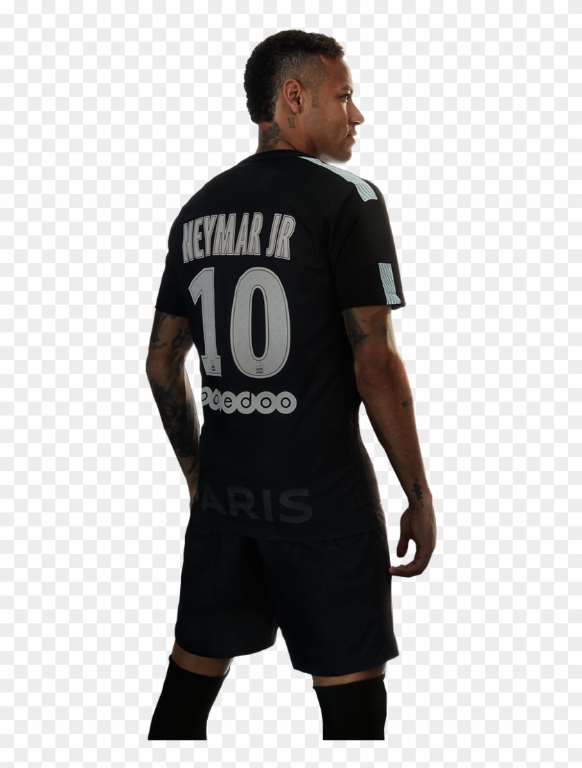 Neymar Jr Png By Ronniegfx - Neymar Jr Psg Black Jersey Clipart