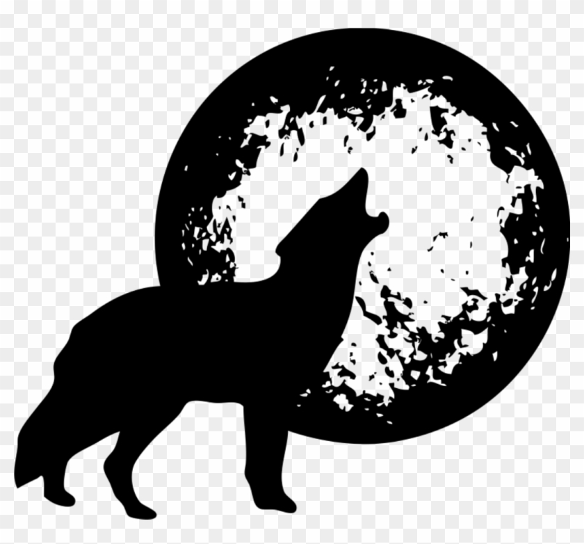 Howl O Ween Festival - Wolf Moon Clipart - Png Download