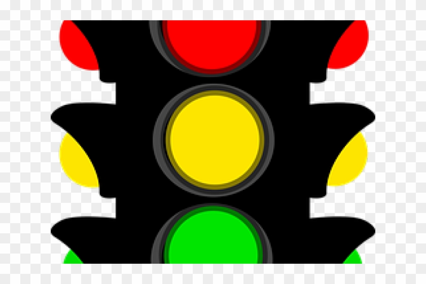 Traffic Light Clipart Yellow - Lampu Merah Vektor - Png Download
