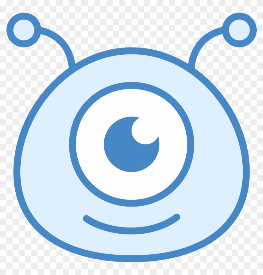 Alien Icon - Circle Clipart