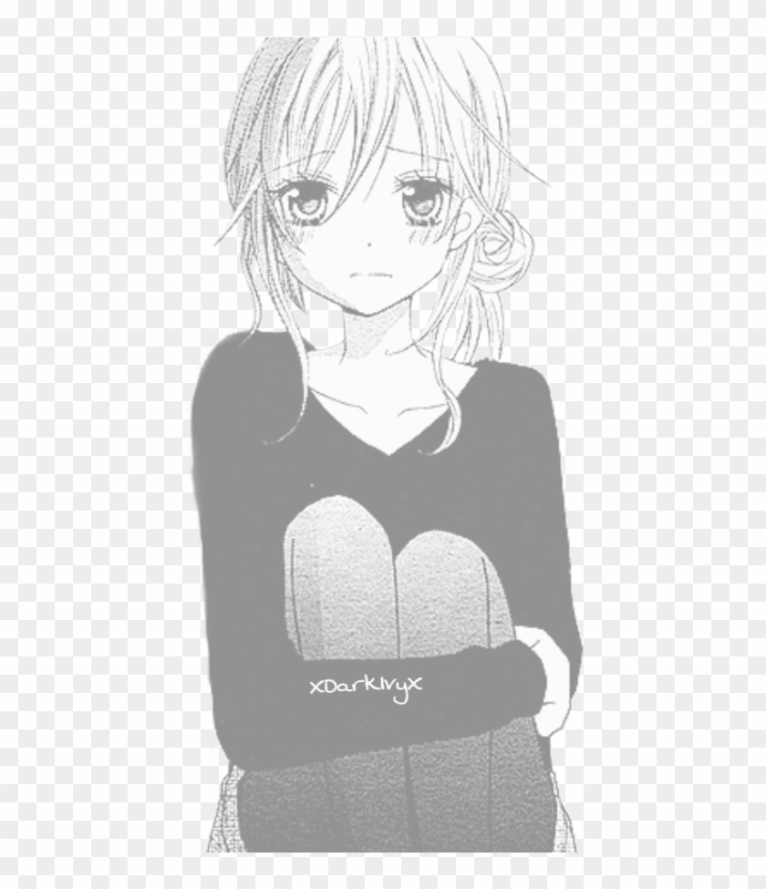 Depressed Drawing Anime - I M Fine Depression Quotes Clipart #2345901