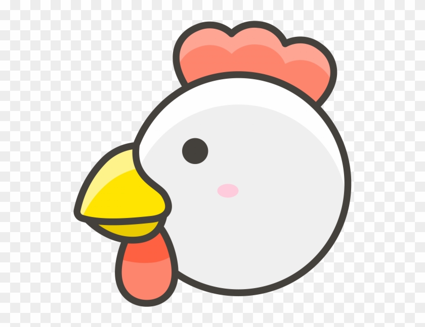 Chicken Emoji Icon - Emoji Pollo Png Clipart #2345945