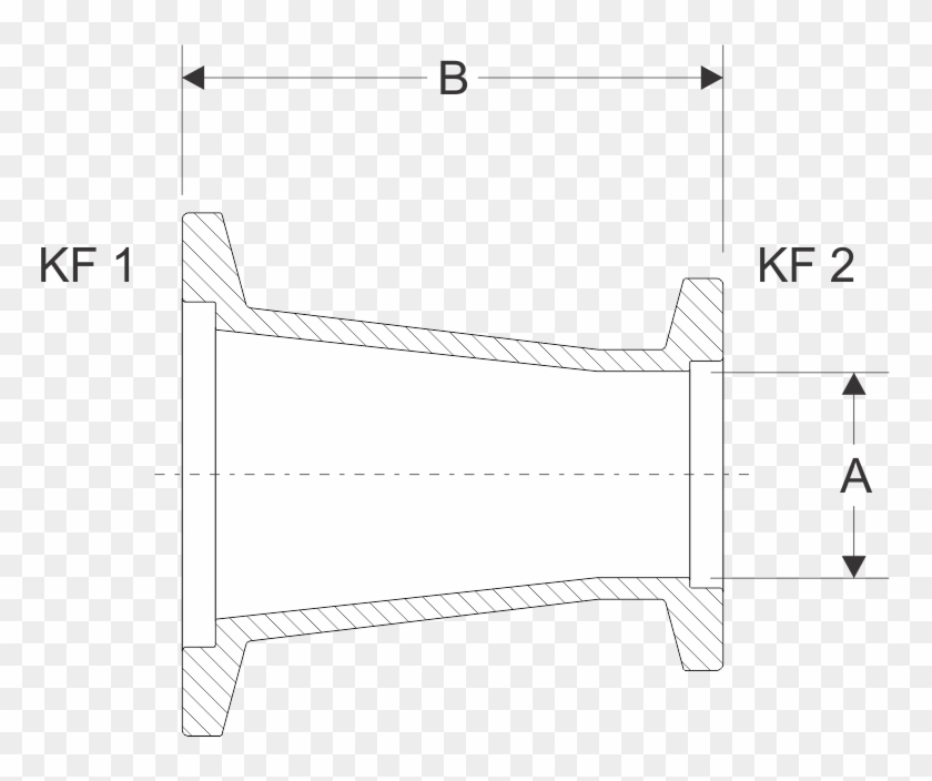 Conical Reducer Nipple - Architecture Clipart