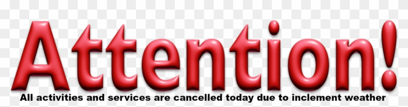Attention Cancelled - Activity System Clipart