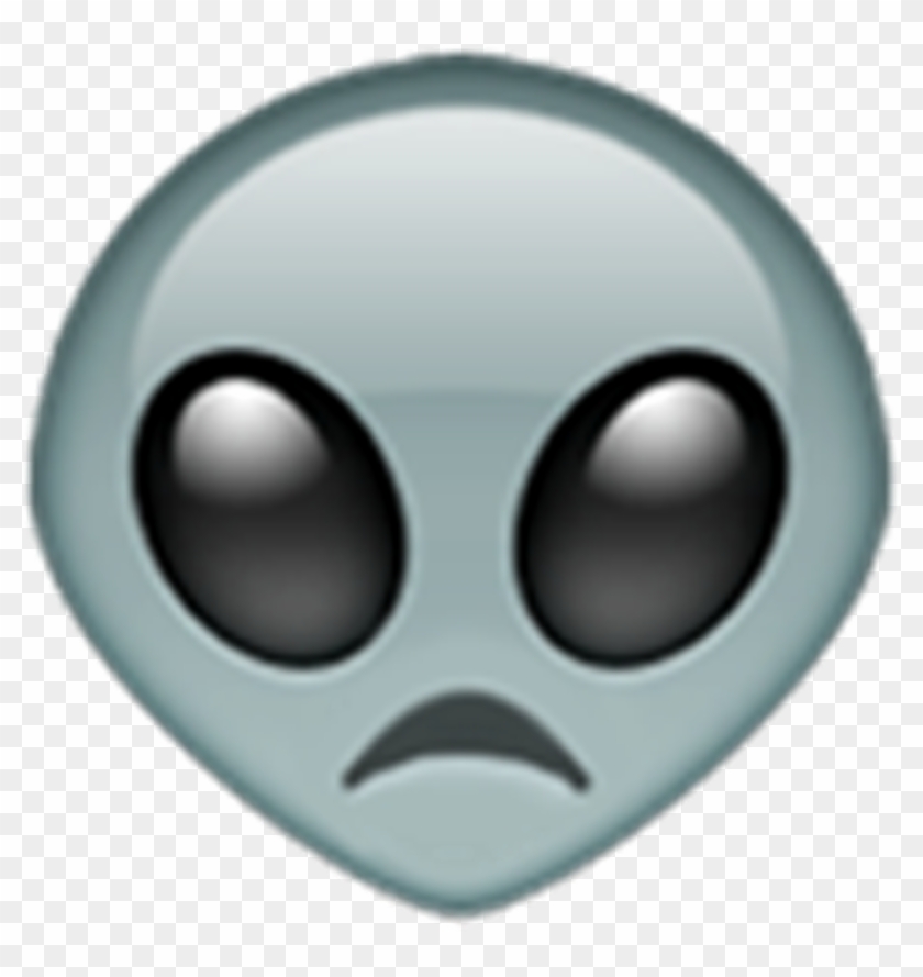 #alien #moustro #moster #sad #triste #emociones #emoji - Alien Emoji Ios Clipart