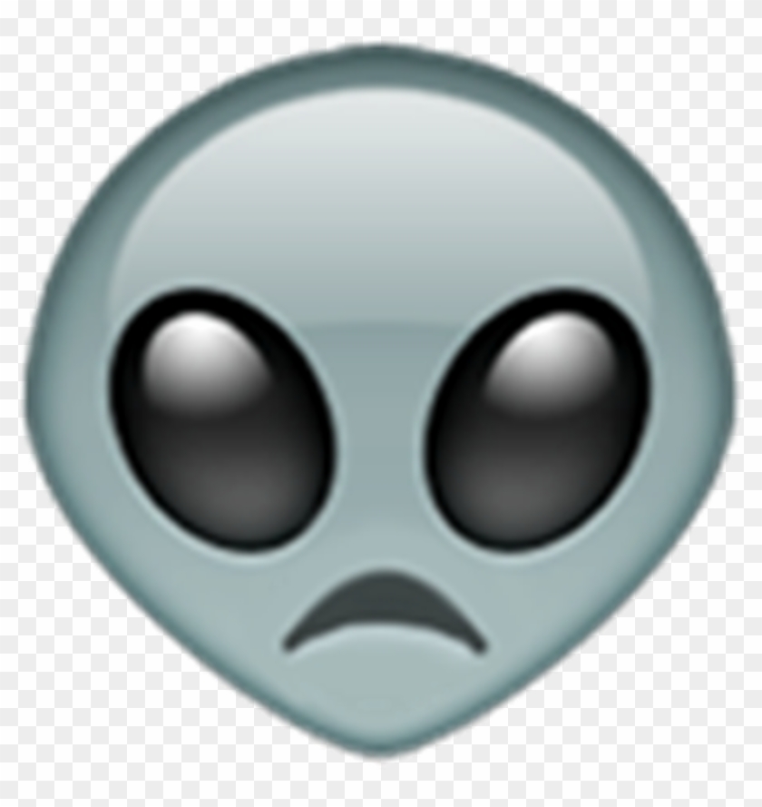 #alien #moustro #moster #sad #triste #emociones #emoji - Alien Emoji Ios Clipart #2346975