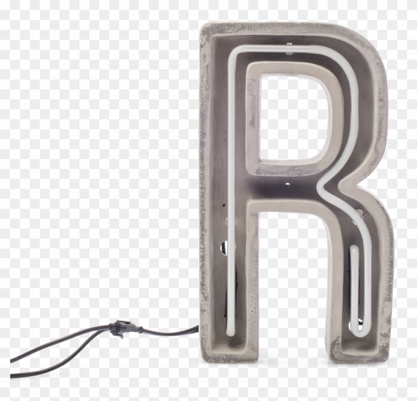 Alphacrete, Concrete Neon Light R-0 - R Neon Light Png Clipart #2347458