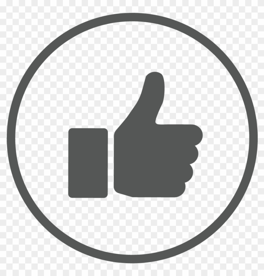 Icon Like Repost , Png Download - Thumbs Up Icon Grey Clipart #2347501