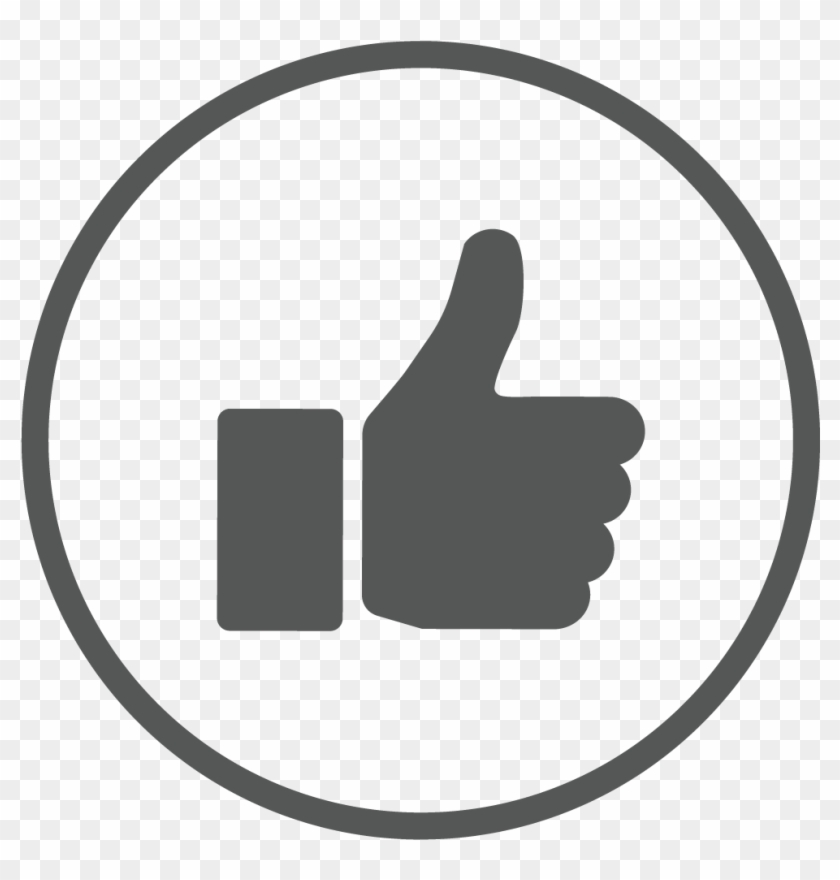 Icon Like Repost , Png Download - Thumbs Up Icon Grey Clipart