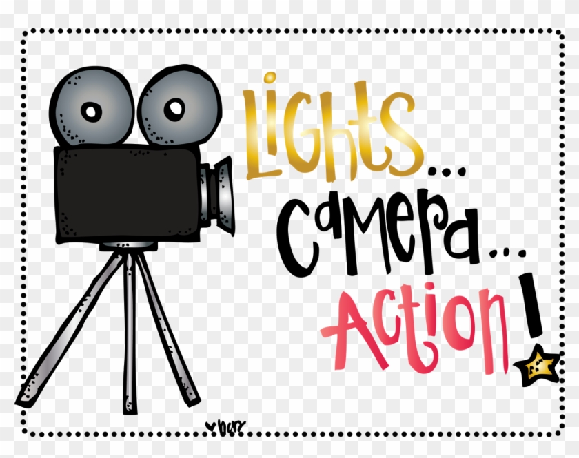 Hollywood Lights Clipart - Lights Camera Action Free - Png Download