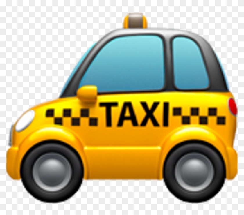#taxi #emoji #apple #ios11 #yellow Clipart