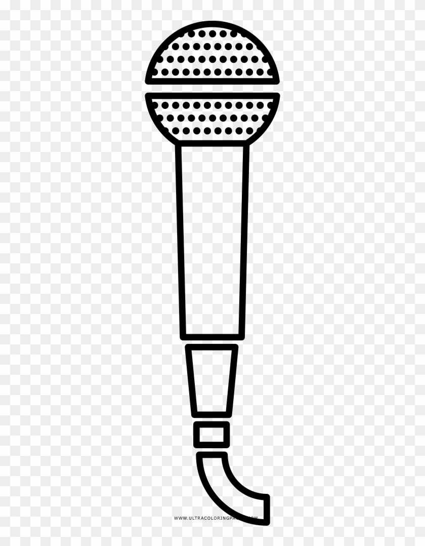 Microfono Disegno Png - Dibujo De Microfono Para Colorear Clipart