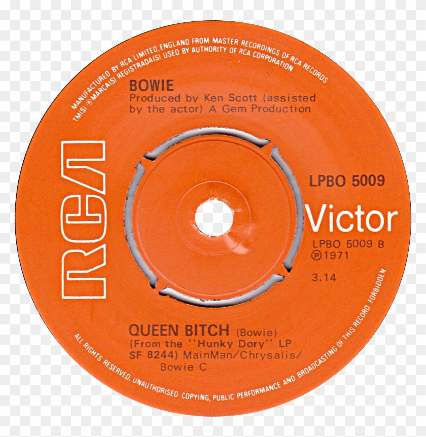 Queen Bitch By David Bowie Uk Vinyl Pressing - Rca Records Clipart #2348953