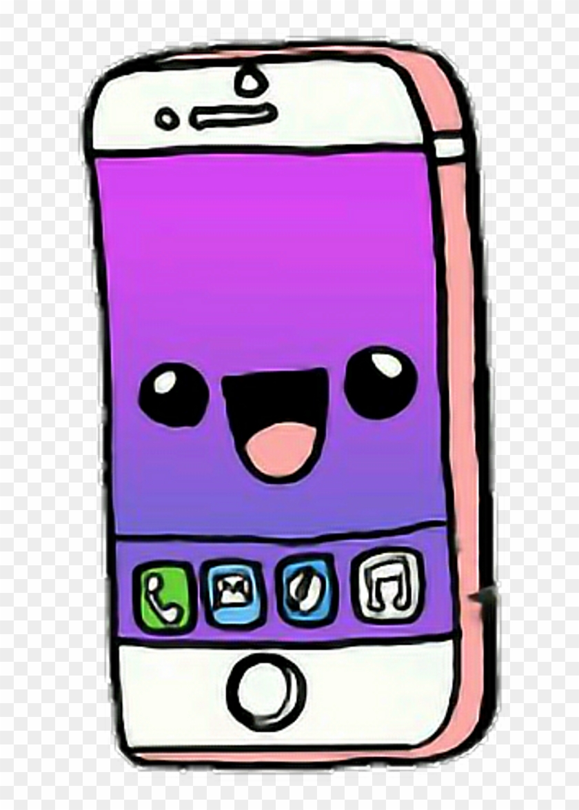 #kawaii #celular - Dibujos Para Dibujar Kawaii Clipart