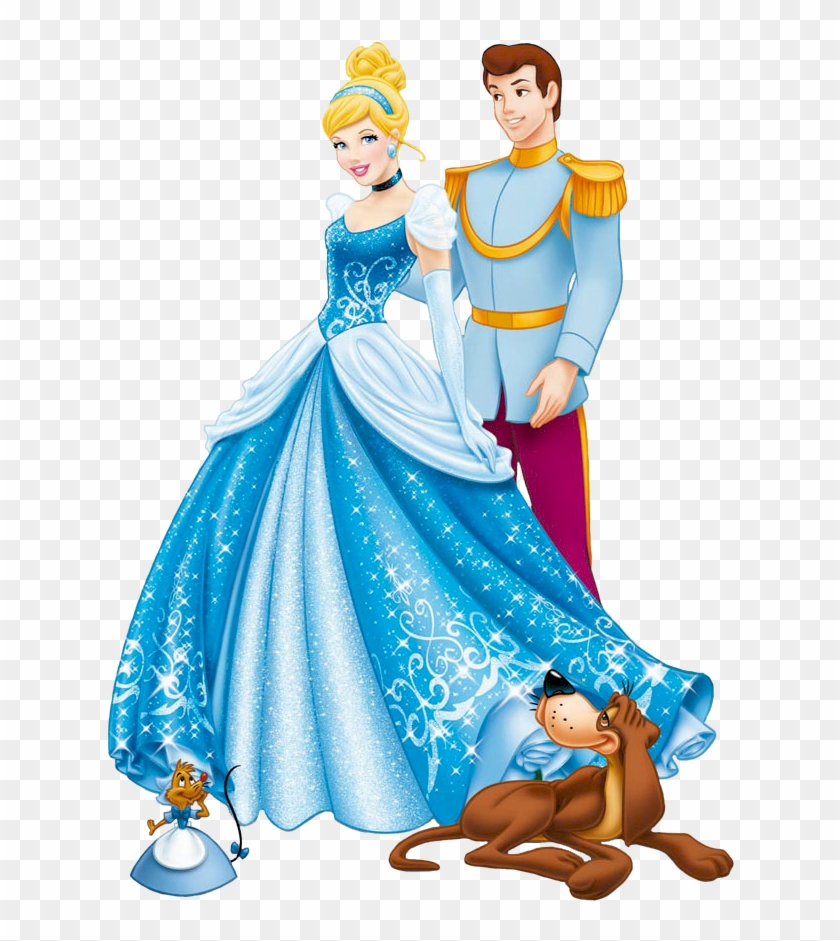 Disney Princess Cinderella And Prince , Png Download - Princess Cinderella Clipart #2349888