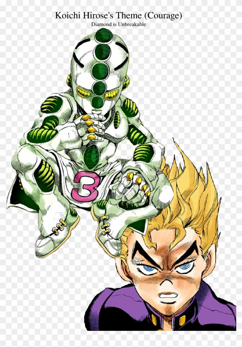 Jojo Echoes Act 3 - Koichi Hirose Echoes 3 Clipart #2350222