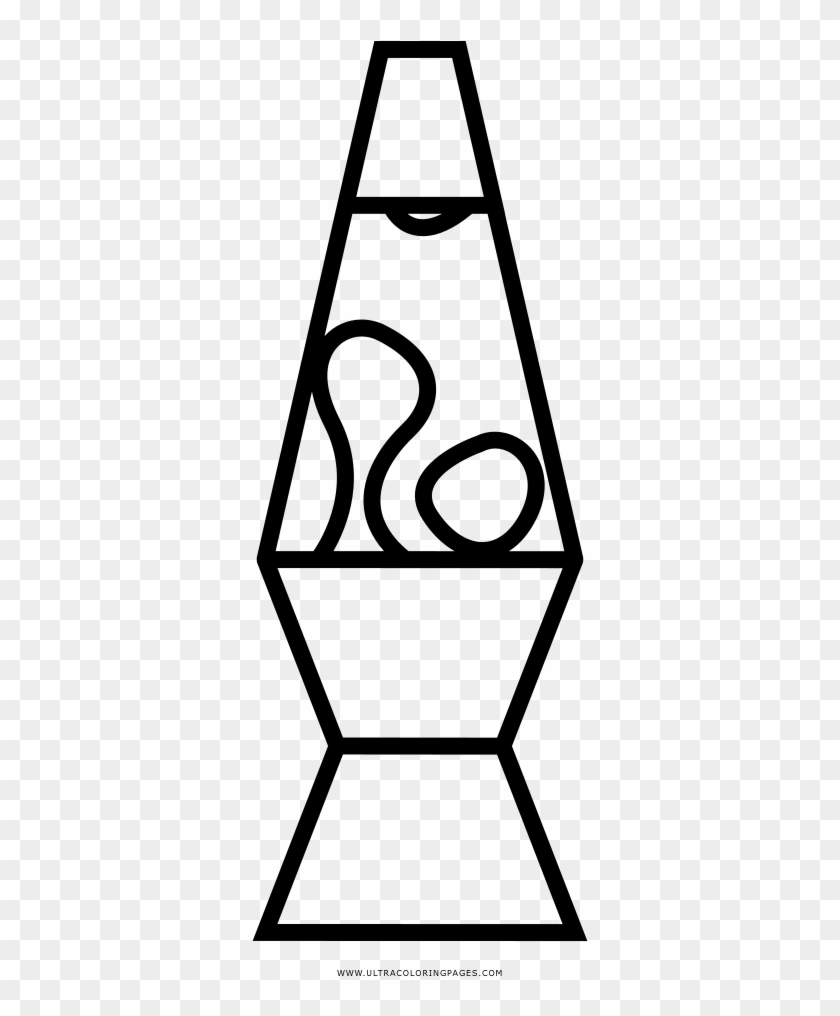 Lava Lamp Coloring Page - Lava Lamp Clipart - Png Download
