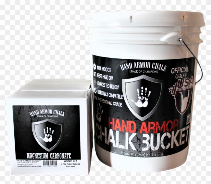 Hand Armor 5 Gal Chalk Bucket Ligh 50 Clarity 100 - Garage Gym Weightlifting Chalk Bucket Topper Clipart #2350435