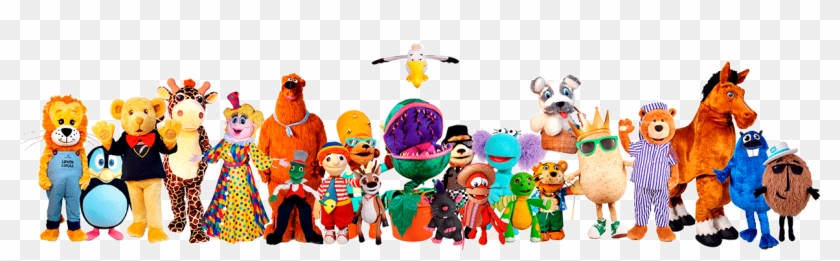 Puppet Group Shot - Plush Clipart #2350590