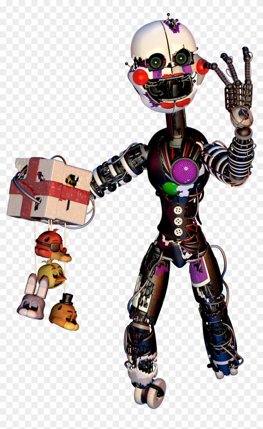 Renderscrap Puppet - Scrap Puppet Fnaf Png Clipart