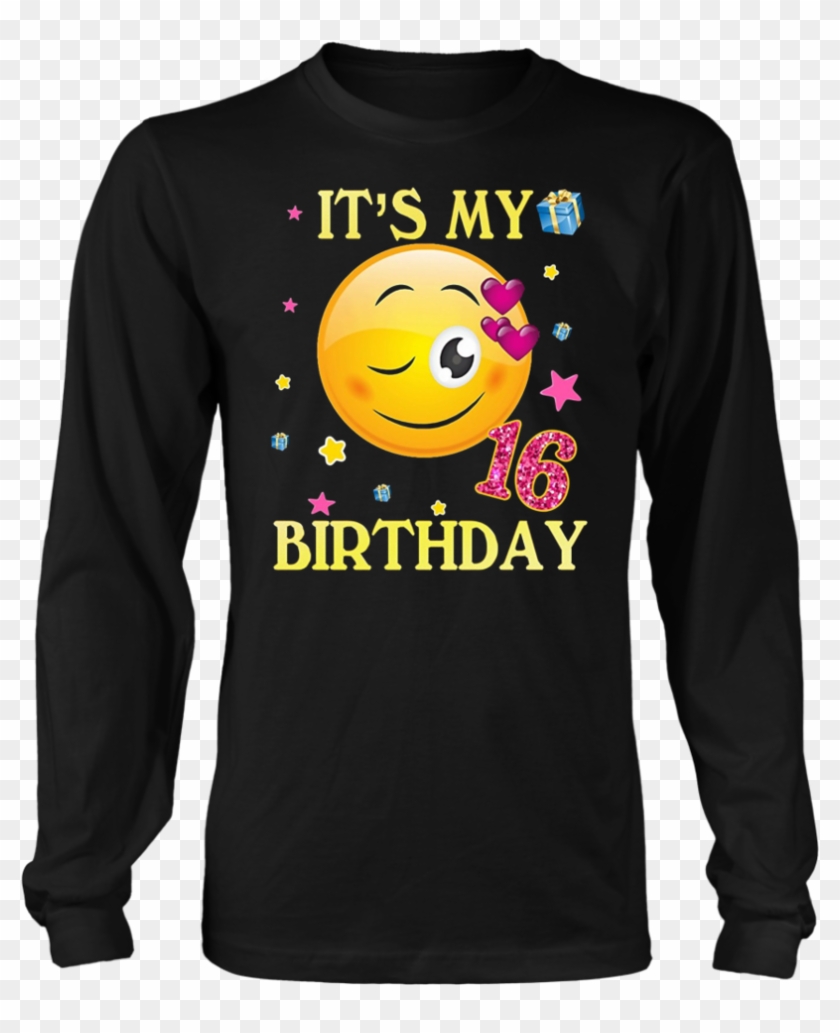 Cute Emoji Shirt It's My Birthday Clipart #2350905