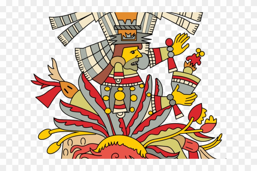 Aztec Clipart Aztec God - Chilam Balam Dibujos - Png Download
