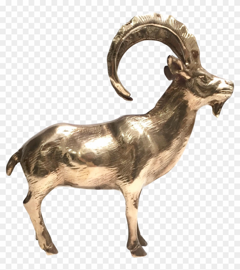Large Brass Billy Chairish - Goat Clipart #2351943