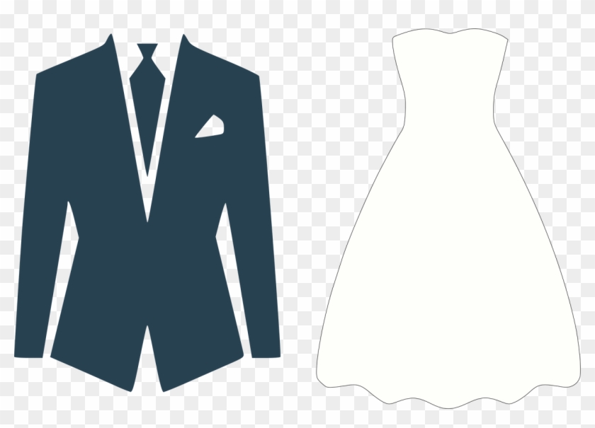 Jacket And Dress Svg Cut File - Suit Svg Free Clipart #2352117