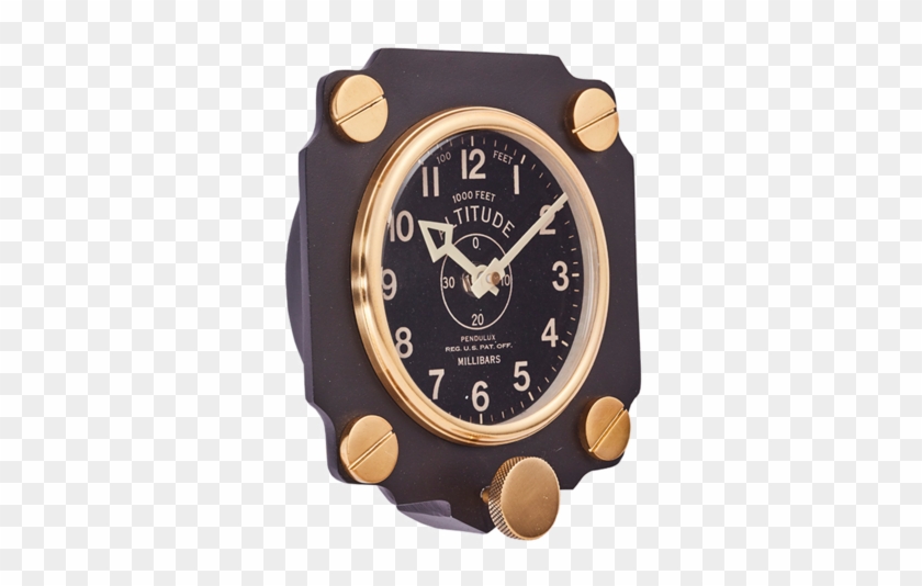 Altimeter Wall Clock Black - Am Pm Cafe Solo Clipart