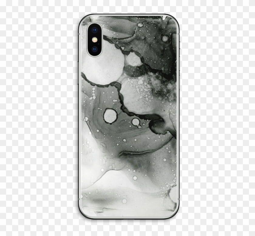 Gray Color Splash Skin Iphone X - Mobile Phone Case Clipart #2352191