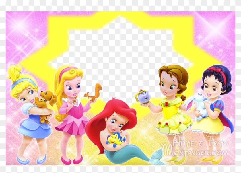 Molduras Princesas Baby Png - Baby Disney Princess Invitations Clipart