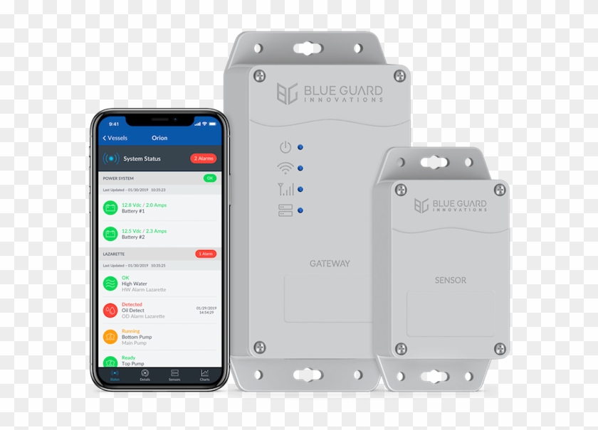 New Wireless Boat Monitoring System - Iphone Clipart