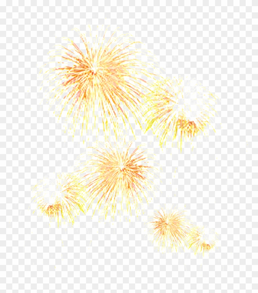 Dazzling Fireworks Effect Transparent Decorative - Sticker Phao Hoa Clipart