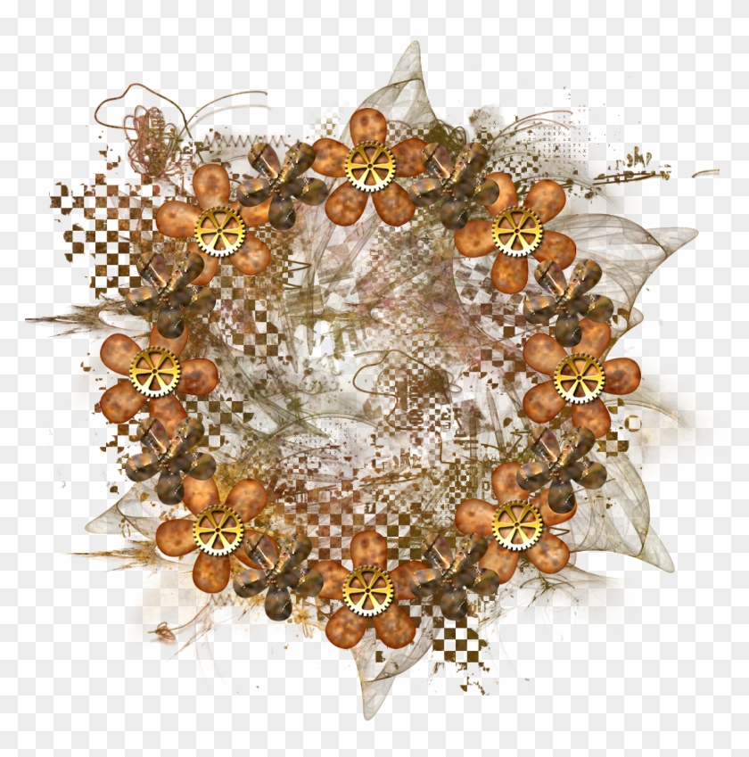 Cluster Frame 800 X - Floral Design Clipart