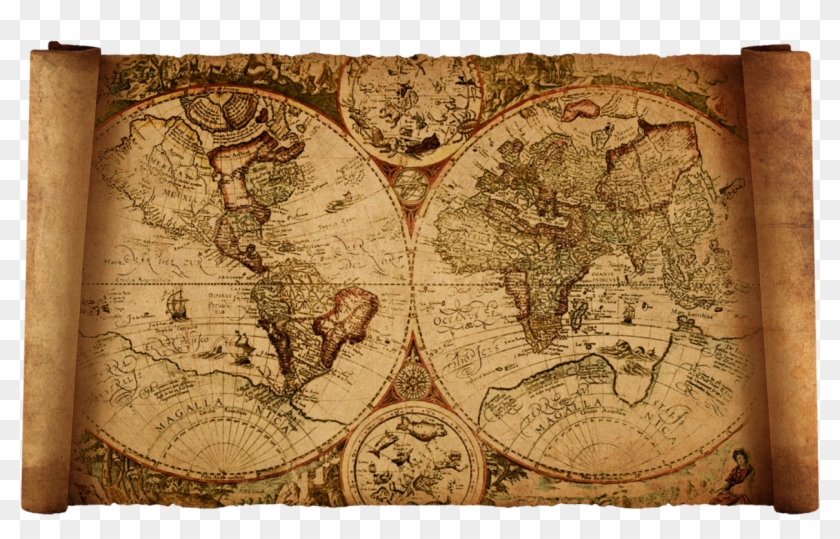 Old Map By Hanciong Scraps The Clipart