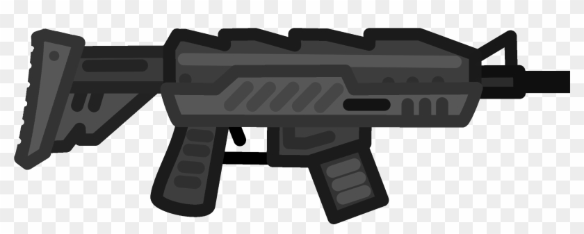 Gun With Fast Firing Rate - Ranged Weapon Clipart #2353903