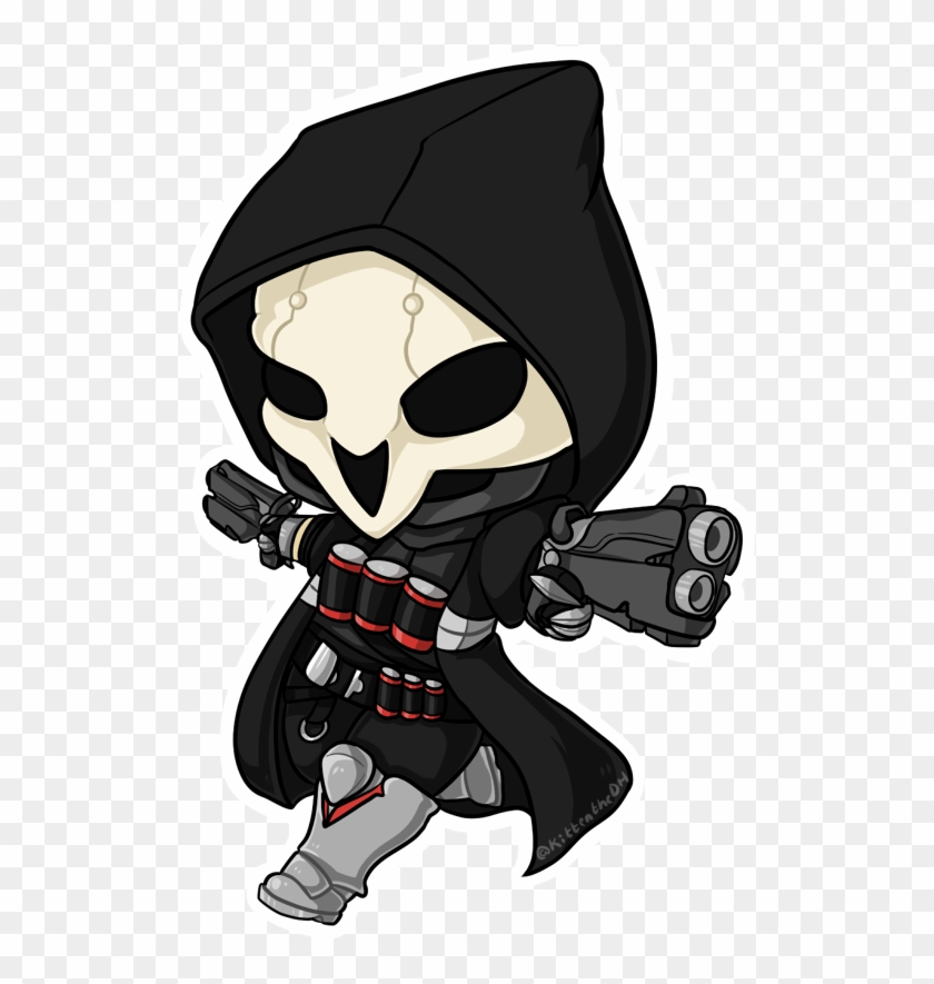 Reaper Chibi By Xnekorux - Reaper Overwatch Chibi Clipart